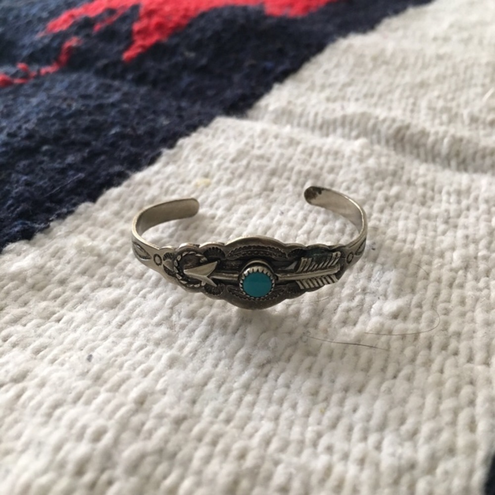 Fred Harvey child’s cuff bracelet